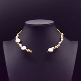 Vintage Niche Natural Freshwater Pearl Necklace