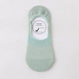 Women'S Solid Color Hollow Mesh Boat Socks_Cwms2036