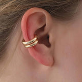 FASHIONABLE AND ELEGANT GOLD SIMPLE EARRINGS_CWASC1646