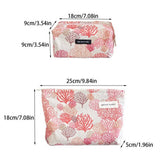 Corduroy Makeup Bag Large Travel Wash Hand Pouch_Cuab00734