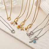 PERSONALIZED CREATIVE STAINLESS STEEL NECKLACE_CWMM3922