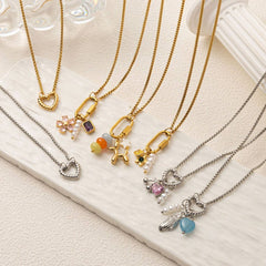 PERSONALIZED CREATIVE STAINLESS STEEL NECKLACE_CWMM3922