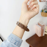 IWATCH8 1 SE TIBETAN SILVER GENUINE LEATHER STRAP_CWWW0071