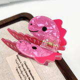 ACRYLIC DINOSAUR HAIR CLAW CUTE FUN SHARK CLIP_CWAHA2072