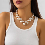 PUNK STYLE IMITATION PEARL NECKLACE_CWAJE1125