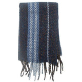 STRIPED FRINGE SCARF WINTER KNITTED SHAWL_CWASC0880