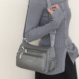 Nylon Multi-Compartment Shoulder Crossbody Bag_Cwasc1752