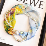 Skinny Silk Neck Scarf For Shirts_Cwasc03935