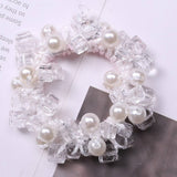ELEGANT PEARL CRYSTAL HAIR TIE NEW SIMPLE STYLE_CWAHA6780