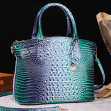 CLASSY CROCODILE PATTERN TOP HANDLE BAG_CWAB0572