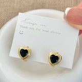 Valentines Day Retro High-End Heart Earrings