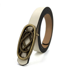 Women Retro Copper Snap Fastener Waist Belt_Cwabe0182