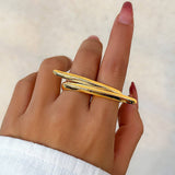 SIMPLE ASYMMETRICAL STATEMENT FRENCH RING_CWAJE1926