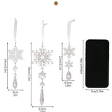 Cwmm10172_Acrylic Snowflake Ornaments For Christmas Tree