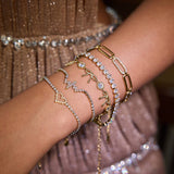 Zircon Titani Steel Bracelet, No Fade, Luxury_Cwaje4733