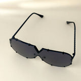 METAL FRAME ONE PIECE LENSES SUNGLASSES_CWASG0370