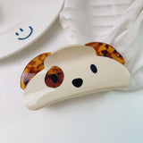 CUTE CARTOON CLOUD KITTEN HAIR CLAWS CLEAR GIRL_CWAHA1349