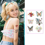 GOLD FOIL TATTOO STICKERS FOR GIRLS CHIC CLASSY_CWMM8366