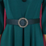 SOLID COLOR FASHIONABLE A LINE PLUS SIZE DRESS_CWDMD3670