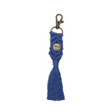 LETTER PENDANT COTTON ROPE BRAIDED KEYCHAIN_CWMM1579