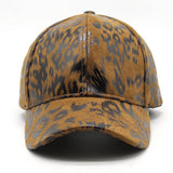 Womens Leopard Print Baseball Cap - Sun Hat Cwah1091