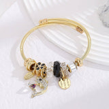 Trendy Silver Stainless Steel Adjustable Bracelet_Cwmm8591