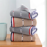HOUSEHOLD STRIPED COTTON ABSORBENT TOWEL SOFT GIFT_CWMM2317