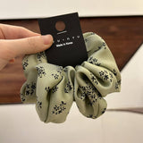 RETRO FRENCH STYLE FRESH FLOWER HAIR SCRUNCHIES_CWAHA1722