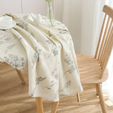 ROUND SKETCH FLOWER PRINT TABLECLOTH_CWMM0957
