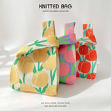 Flower Series Versatile Knitted Bag