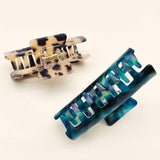 3 22 TORTOISE SHELL FLAT WOMENS HAIR CLAW CLIP_CWAHA0099