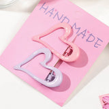 COLORFUL ENAMEL HAIR CLIP GRADIENT METAL DUCKBILL_CWAHA1640