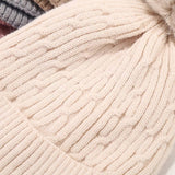 OUTDOOR THICK WARM WOOL BALL KNITTED HAT_CWAH1610