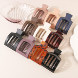 PC SQUARE HAIR CLIP ELEGANT UPDO CLAW_CWAHA6517