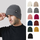 SOLID COLOR WINDPROOF AND COLD PROOF WOOL HAT_CWAH2451