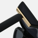 ANTI UV LARGE FRAME POLYGONAL CURVED SUNGLASSES_CWASG0392