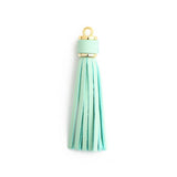 LEATHER FRINGE KEYCHAIN PU TASSEL BAG CHARM_CWAB5007