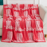 SIMPLE SMILING FACE KNITTED JACQUARD BLANKET_CWMM0324