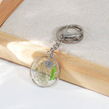 NEW SUMMER DRIED FLOWER KEYCHAIN PENDANT_CWMM3703