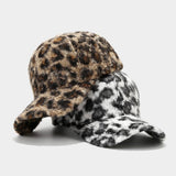 Women¡¯S Leopard Print Baseball Cap Retro Duckbill_Cwah04725