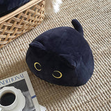 CUTE BLACK CAT PLUSH TOY PILLOW_CWMM0862