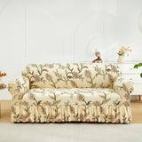 FLORAL SKIRTED SOFA COVER STRETCH FULL FIT_CWMM8323