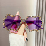 Women Diamond Transparent Sunglasses_Cwasg0213