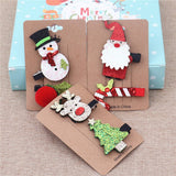 CHRISTMAS CHILDREN GIRLS HOLIDAY HAIR CLIP_CWAHA2746