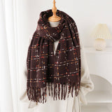 LIGHTWEIGHT KOREAN STYLE FRINGE WINTER SCARF WRAP_CWASC2780