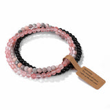 Cwaje4295_Natural Stone Beads Vintage Bracelet