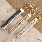 CUTE DAISY HANDWOVEN WRIST STRAP PHONE KEYCHAIN_CWAB5030