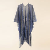 LONG TASSEL LACE FRONT OPEN KIMONO FOR SUMMER_CWASC0803