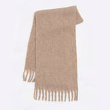 GRADIENT LOOP YARN TASSEL SCARF FOR WINTER_CWASC2354