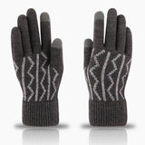 Winter Warm Jacquard Knitted Touch Screen Gloves_Cwag0237